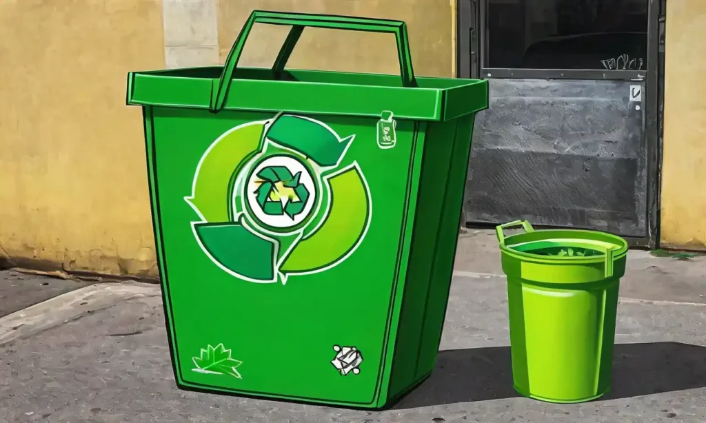 Cubos de reciclaje ecológicos