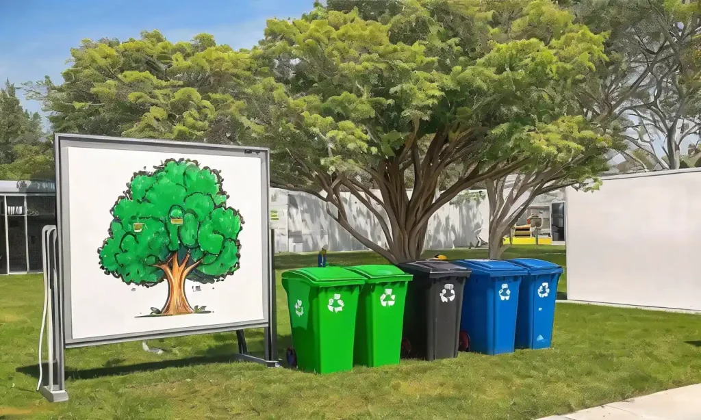 Cubos de reciclaje ecológicos